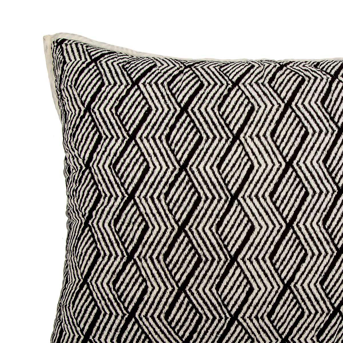 Cault 20 In X 24 In Black Cushion Covers Set Of 2 - Home4u