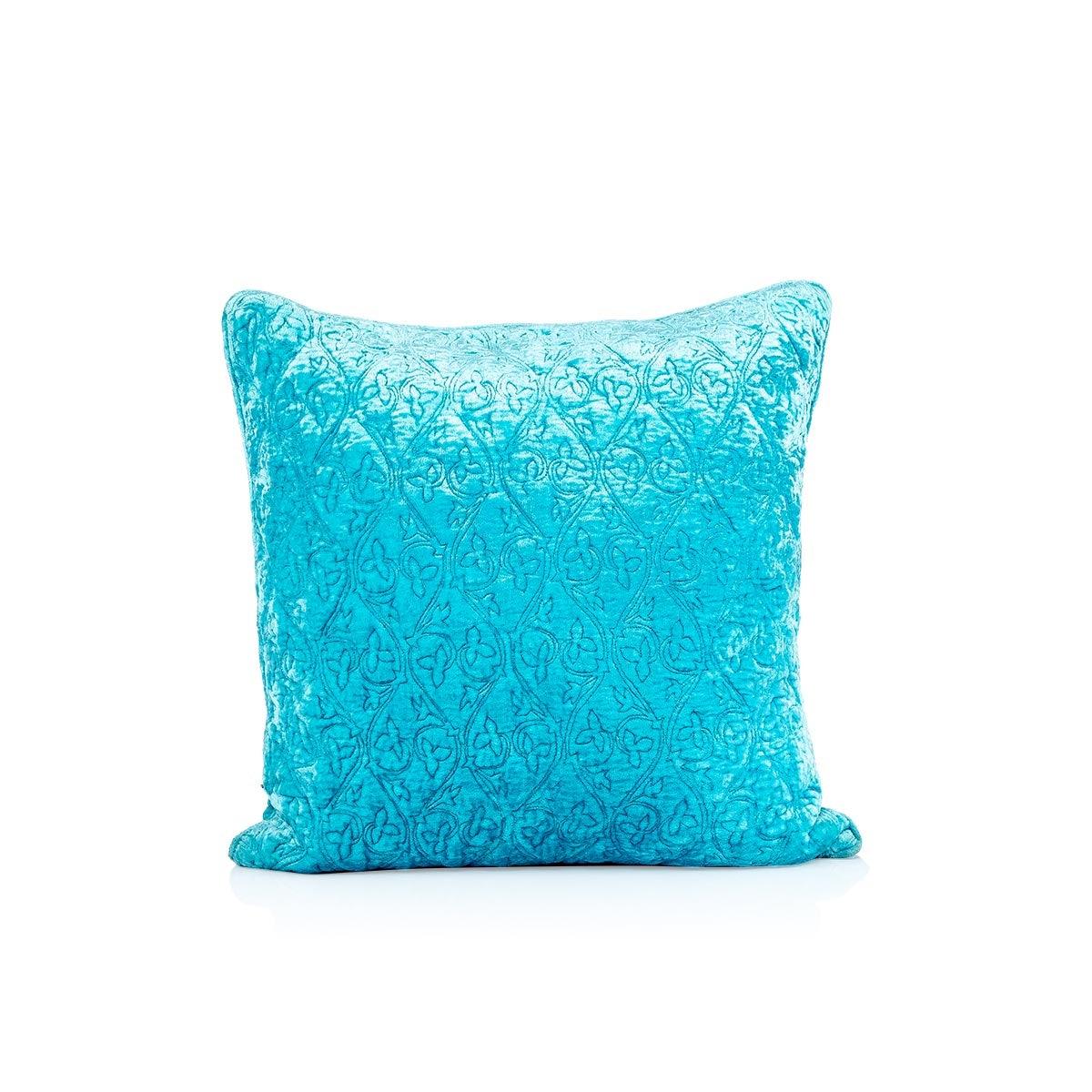 Clara 20 In X 20 In Aqua Cushion Cover - Home4u