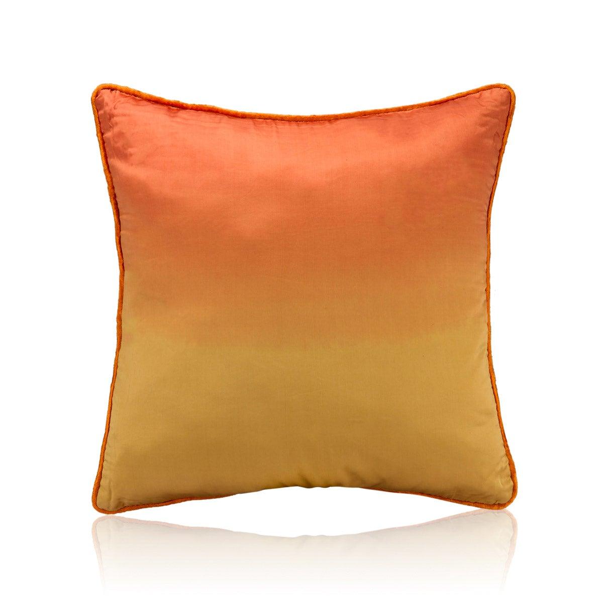 Myra 18 In X 18 In Red & Gold Cushion Cover - Home4u