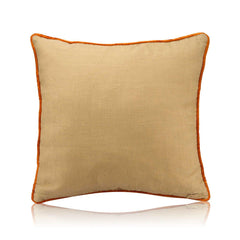 Myra 18 In X 18 In Red & Gold Cushion Cover - Home4u