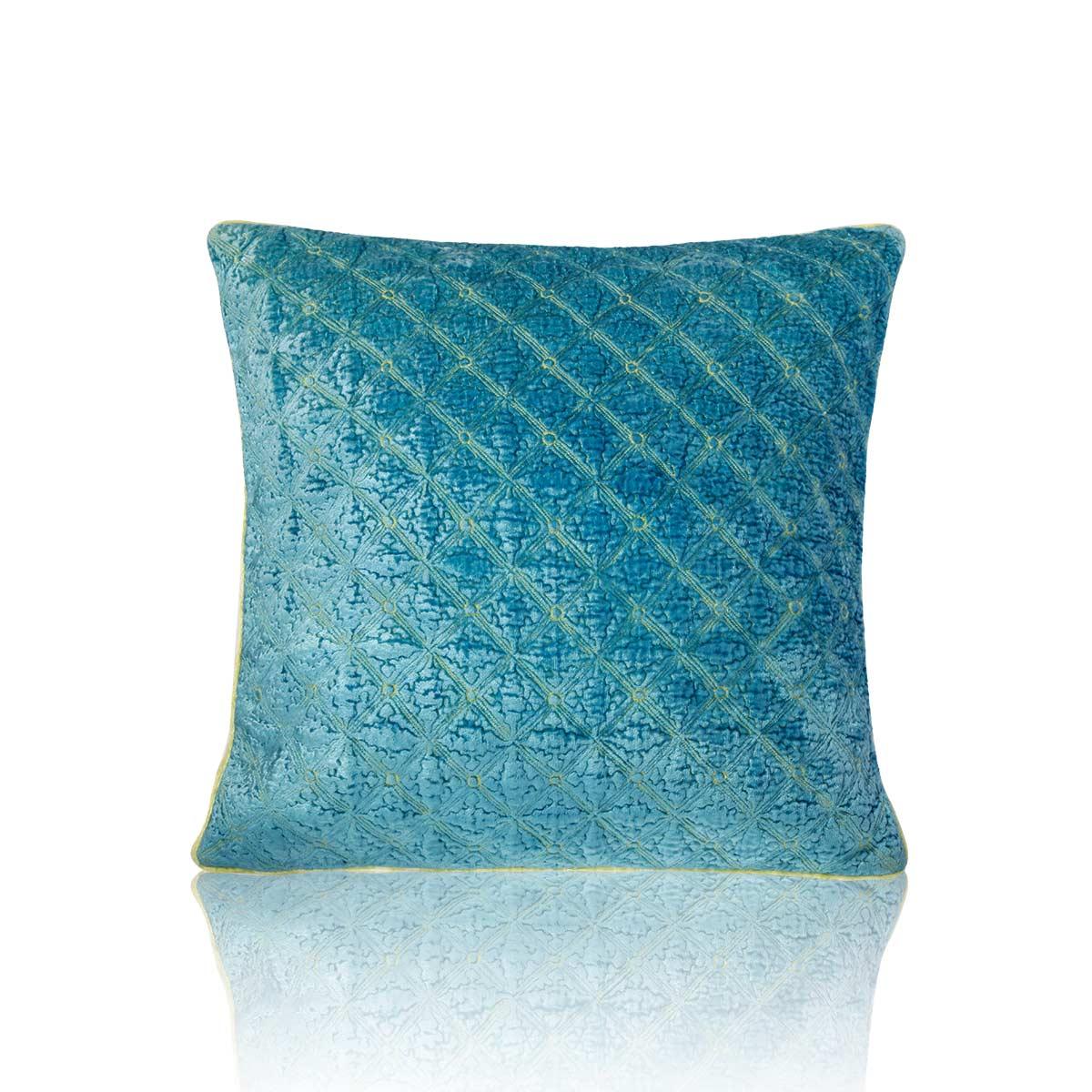 Hana 20 In X 20 In Blue Cushion Cover - Home4u