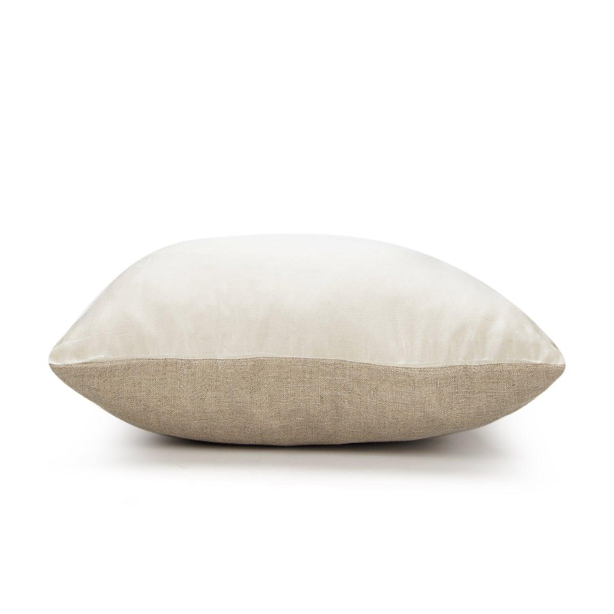 Myra 18 In X 18 In Blue & Ivory Cushion Cover - Home4u