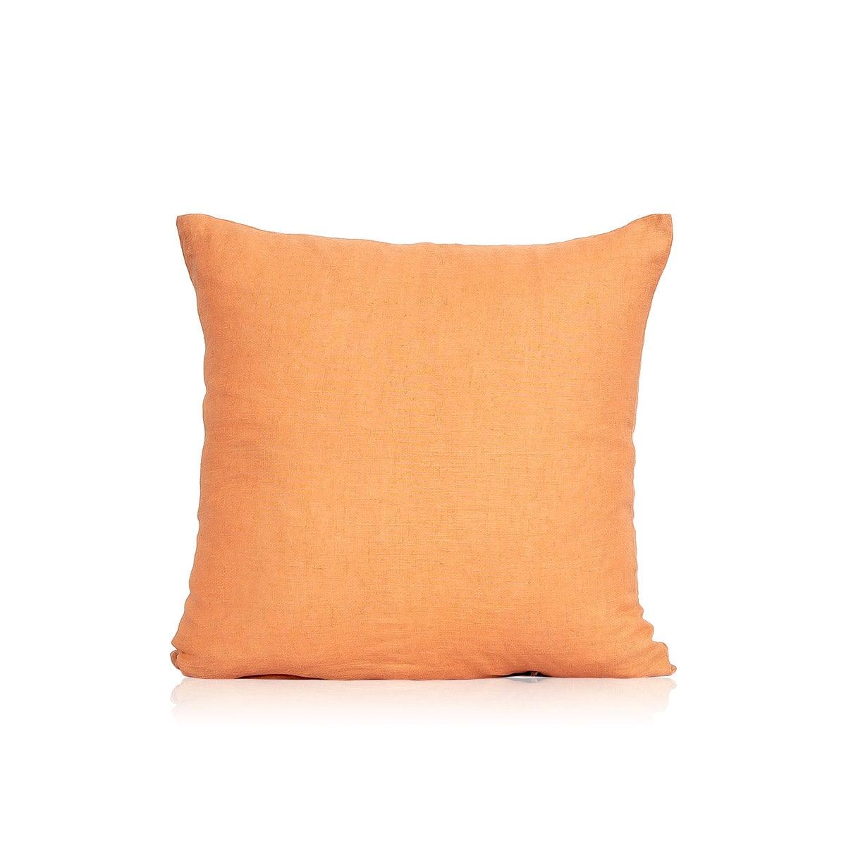Ella 18 In X 18 In Orange Cushion Cover - Home4u