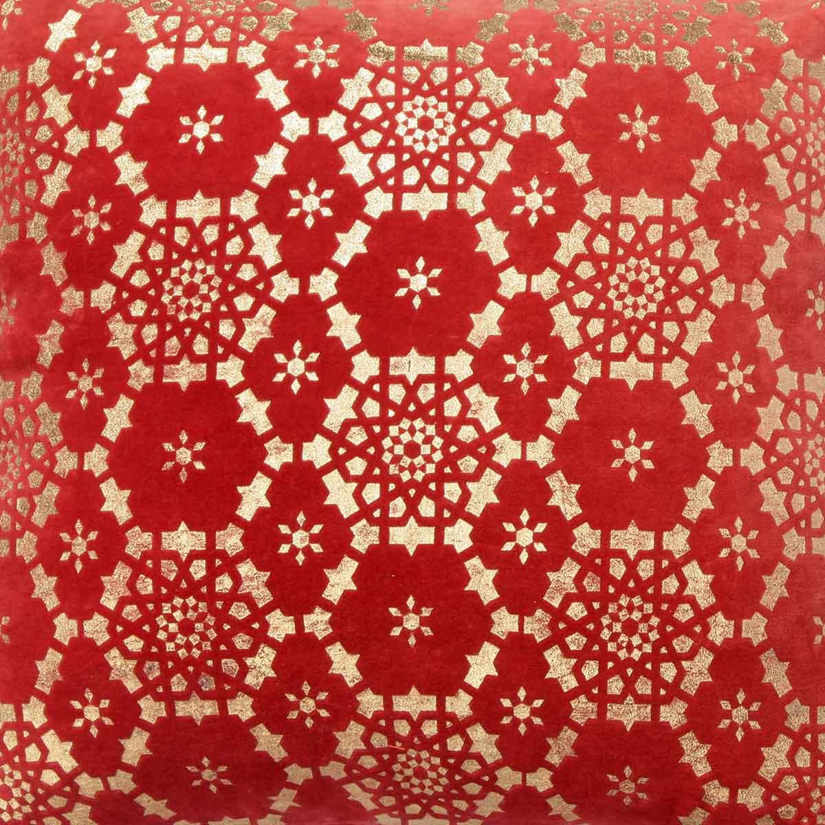 Hobbs 18 In X 18 In Red Cushion Cover - Home4u