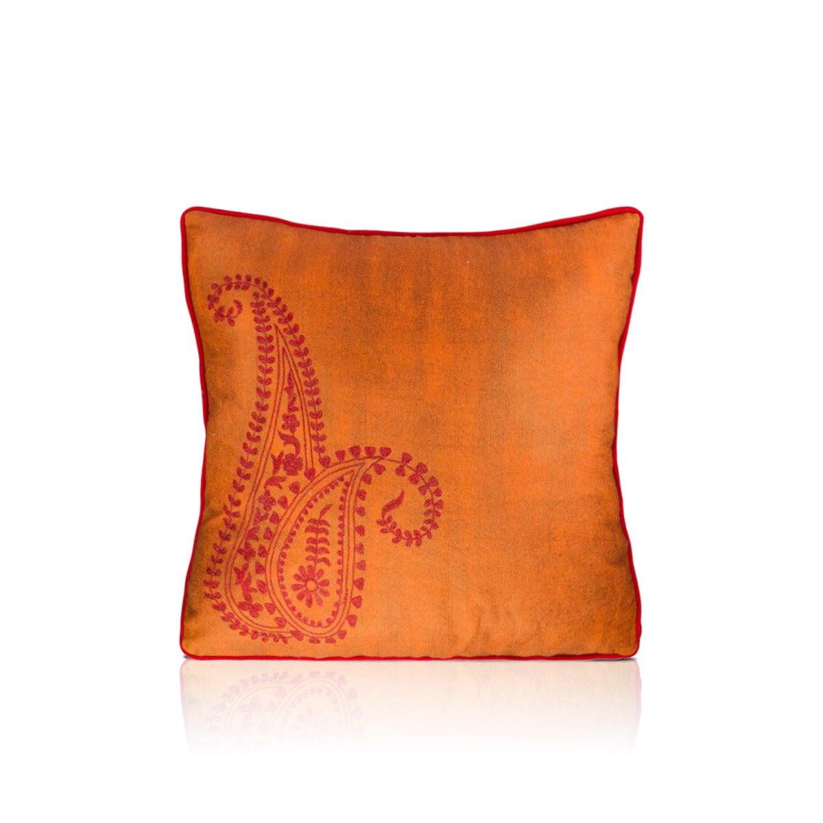Bria 20 In X 20 In Orange Cushion Cover - Home4u
