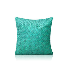 Tunis 20 In X 20 In Aqua Cushion Cover - Home4u