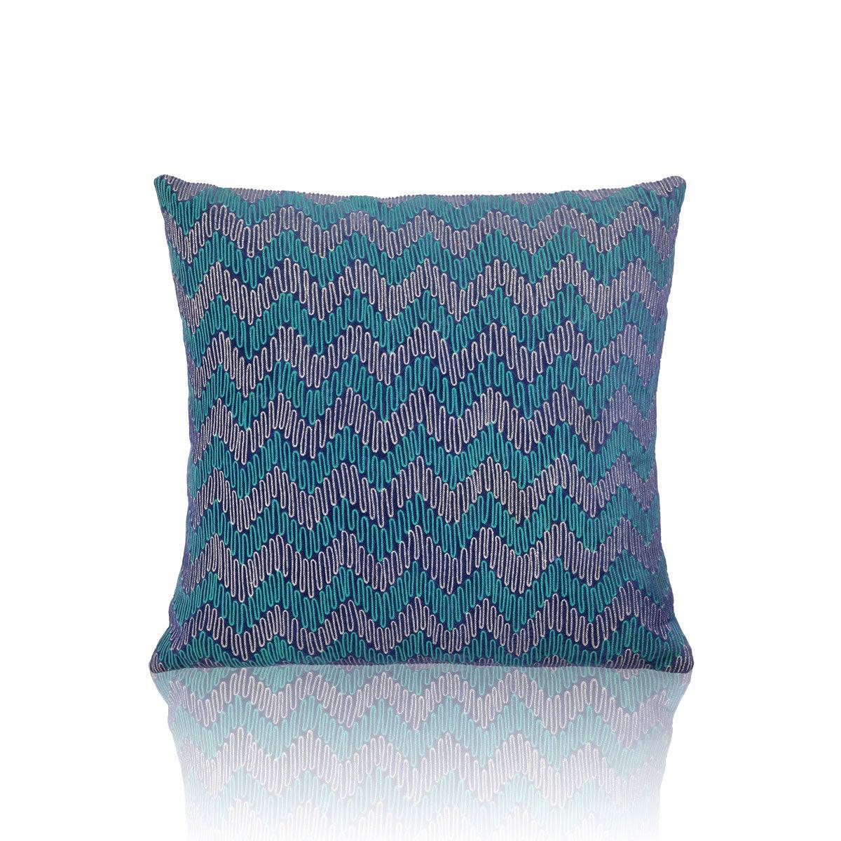 Ella Azul 18 In X 18 In Green Cushion Cover - Home4u