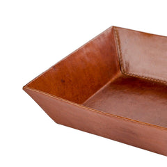 Kraan Brown Leather Catch-All - Home4u