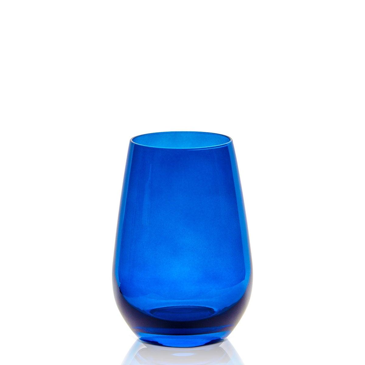 Schott Zwiesel, Water Vina Spots 42 Blue Set Of 6 L-7.5, W-5.5, H-11 CM - Home4u