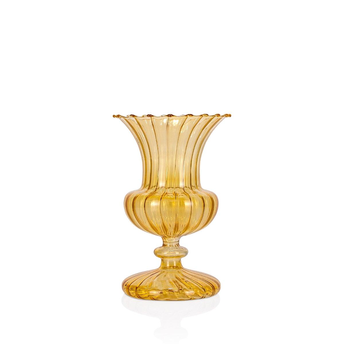 Mstari  Yellow Vase - Home4u