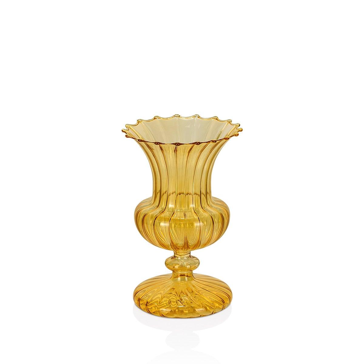 Mstari  Yellow Vase - Home4u