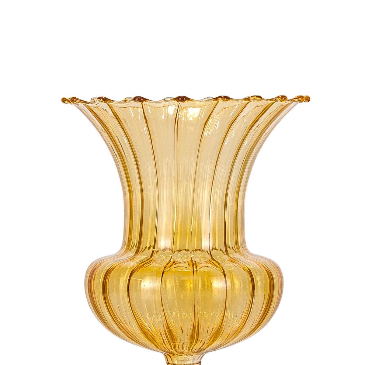 Mstari  Yellow Vase - Home4u