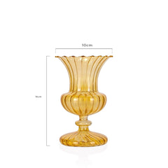 Mstari  Yellow Vase - Home4u