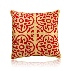 Estela Cushion Cover Gold/Poppy - Home4u