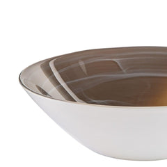 Kwano Soup Bowl White & Gold - Home4u
