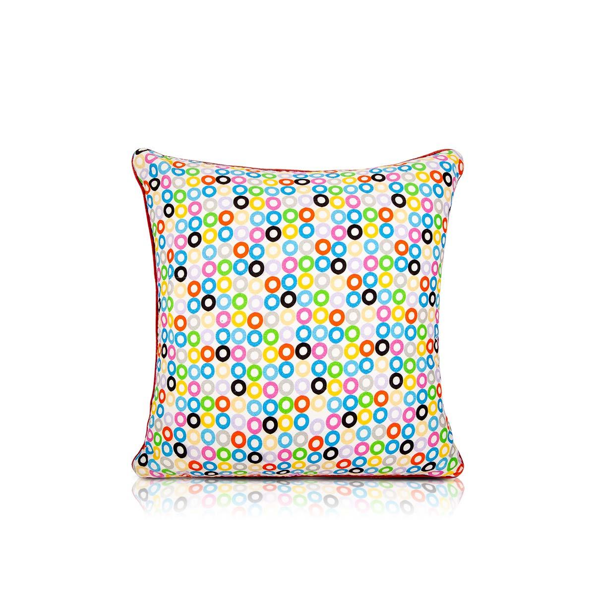 Rings 20 In X 20 In  Multi Cushion Cover - Home4u