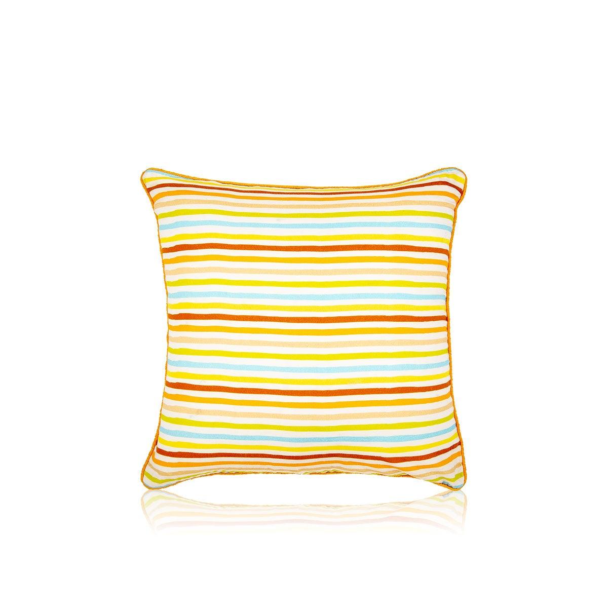 Strips 20 In X 20 In Multi Cushion Cover - Home4u
