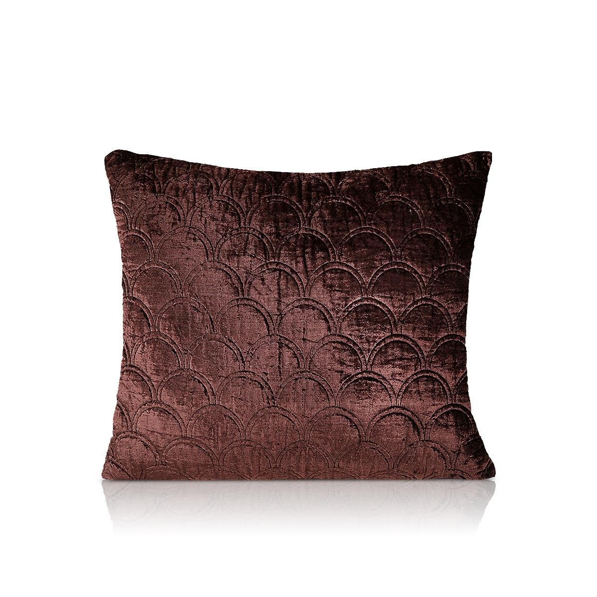 Lara Standard 20 In X 24 In Cushion Covers Brown - Home4u