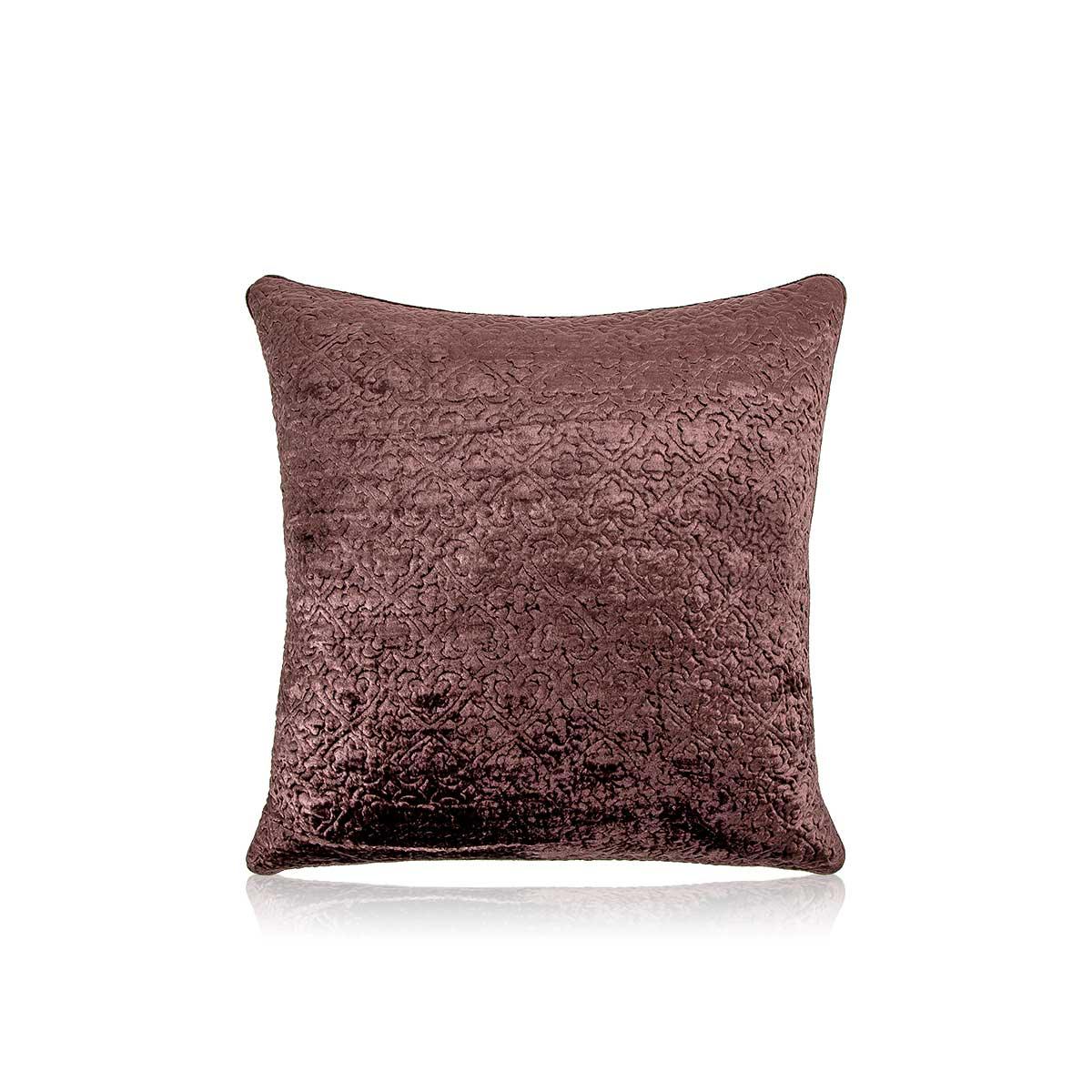 Clara 20 In X 20 In Brown Cushion Cover - Home4u