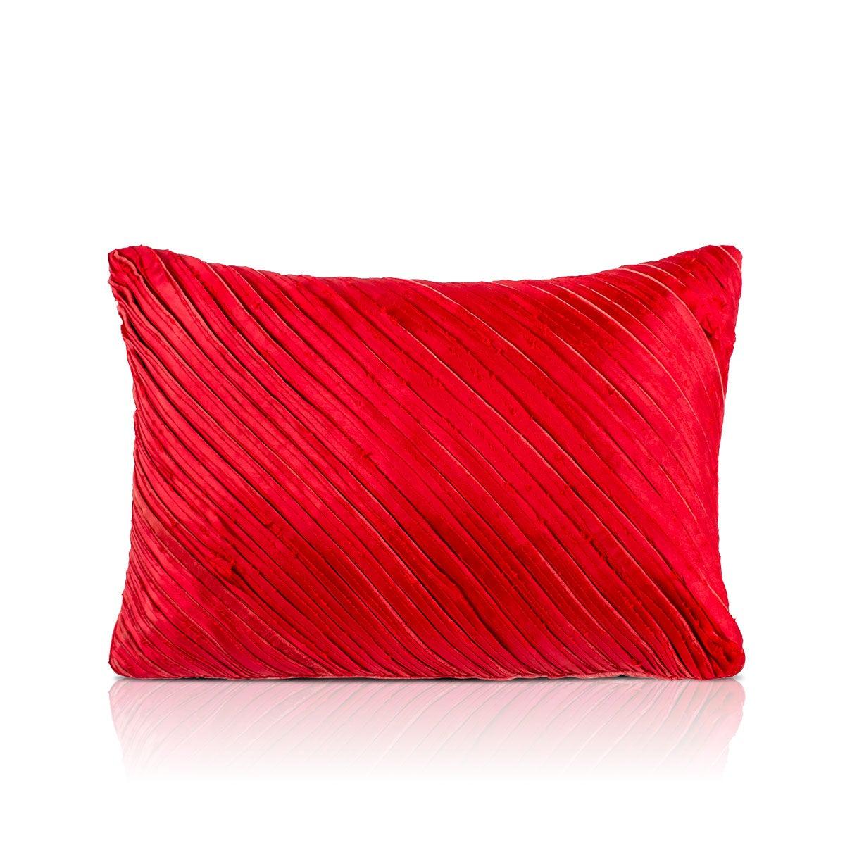 Aban Claret 14 In X 20 In Red Cushion - Home4u
