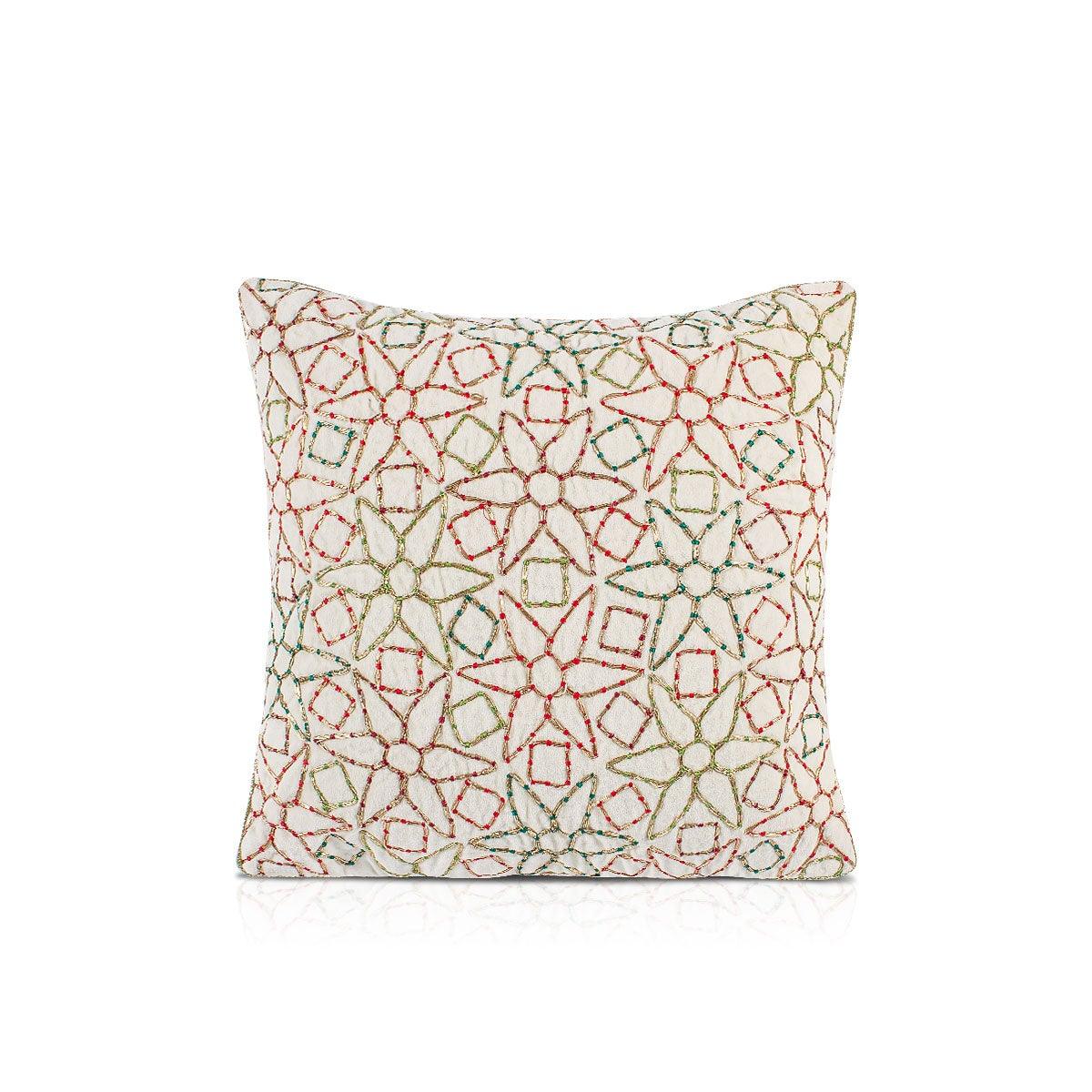 Zaina 16 In X 16 In Ivory Cushion Cover - Home4u