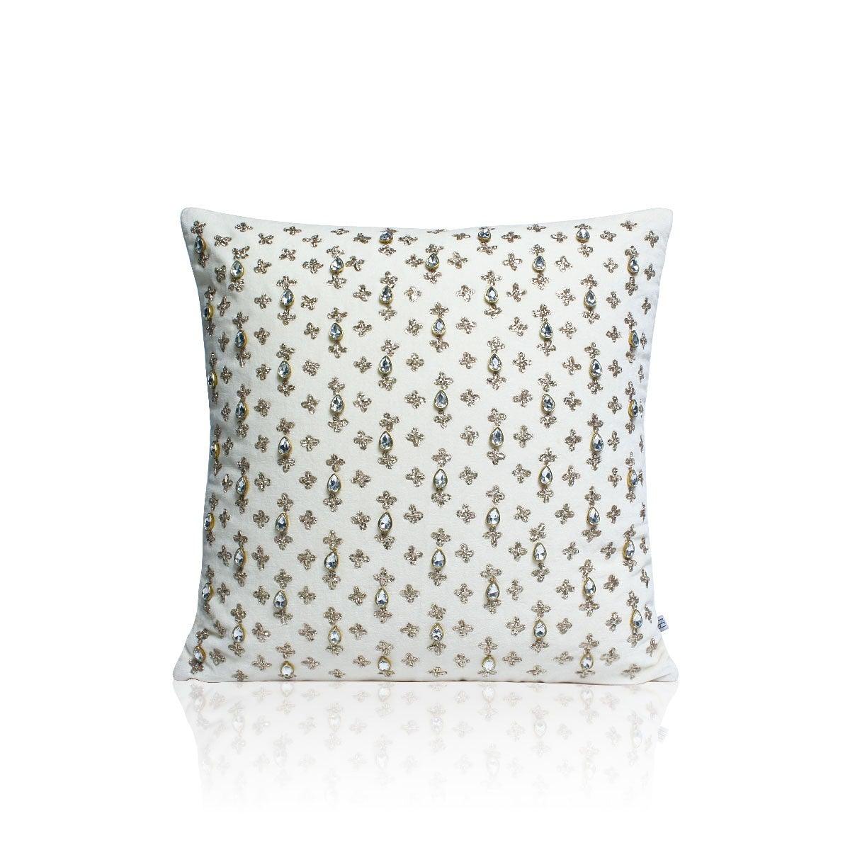 Abeer Cotton Velvet Cushion Cover - Home4u