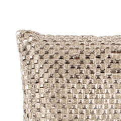 Aabir 12 In X12 In Ivory Cushion Cover - Home4u