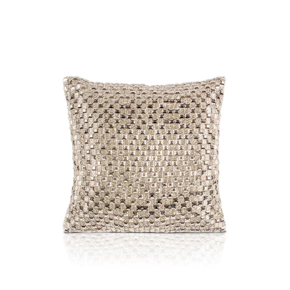 Aabir 12 In X12 In Ivory Cushion Cover - Home4u
