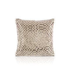 Aabir 12 In X12 In Ivory Cushion Cover - Home4u