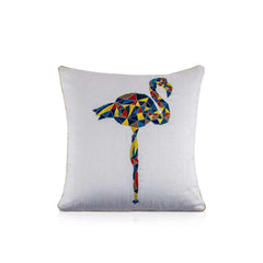 Flamingo 18 In X 18 In Multi Cushion Cover - Home4u