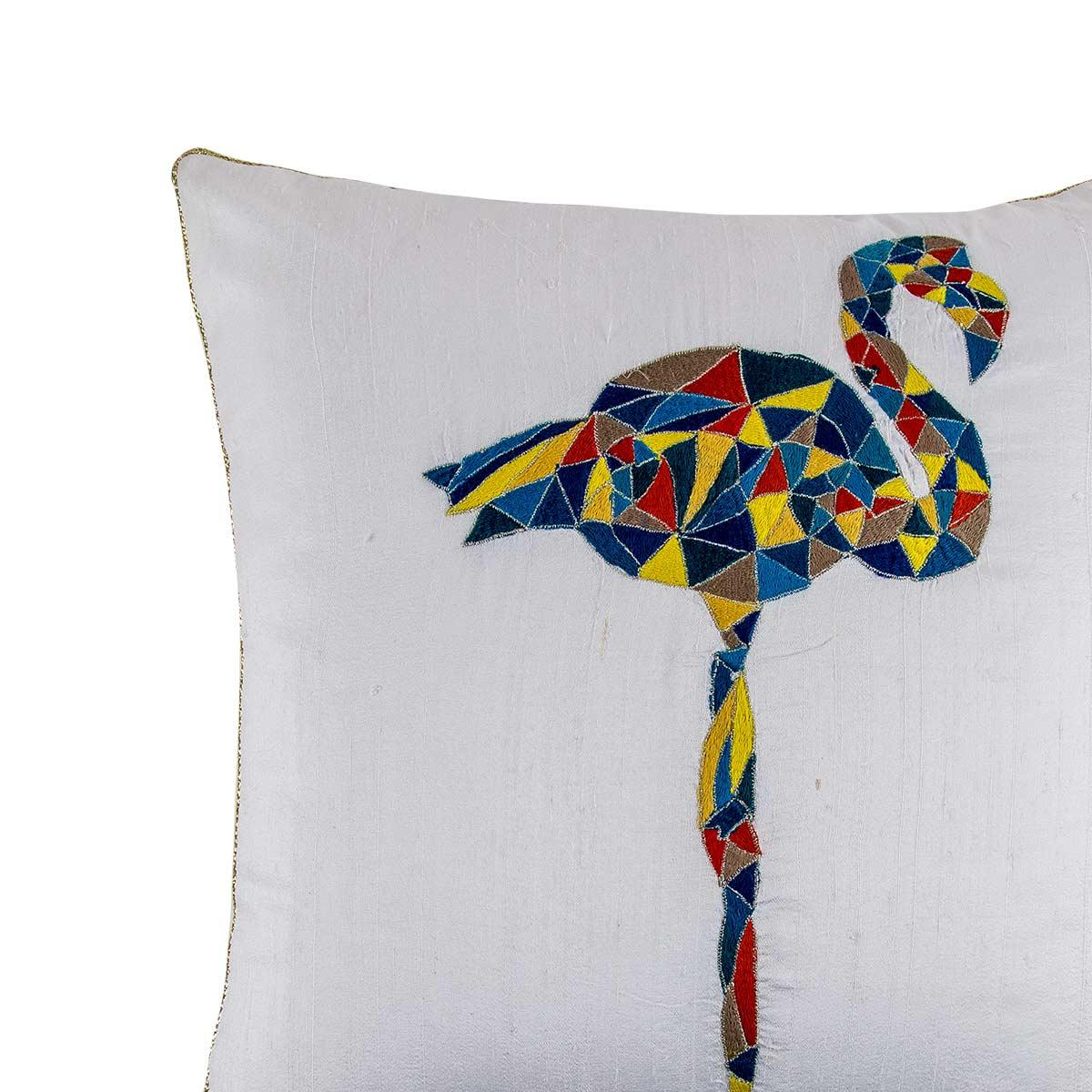 Flamingo 18 In X 18 In Multi Cushion Cover - Home4u
