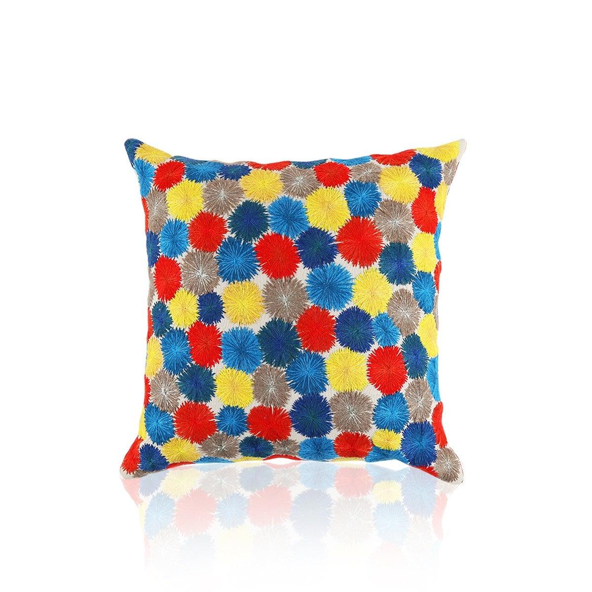 Bubble 20 In X 20 In Multi Yellow Cushion Cover - Home4u