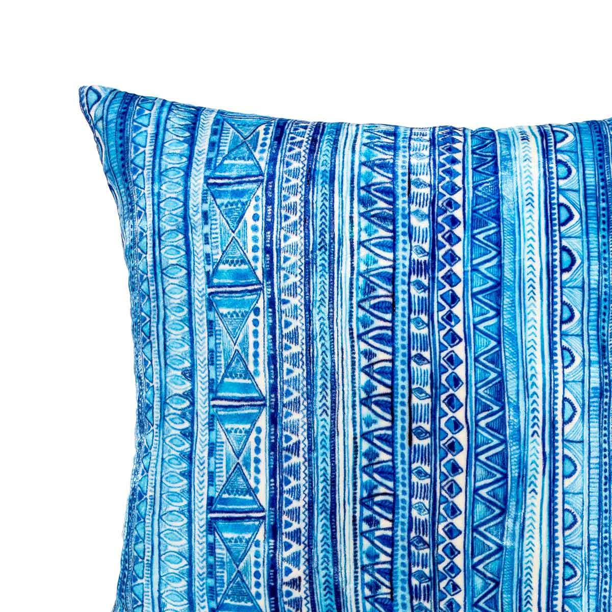Kashan 20 In X 20 In Blue Cushion Cover - Home4u