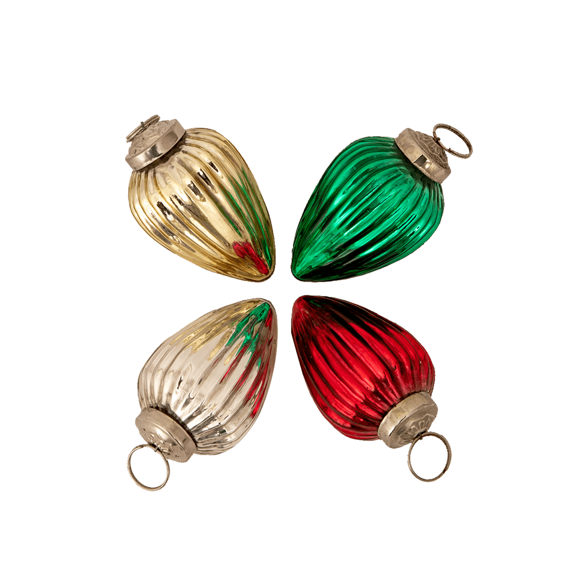 Nieves Small Christmas Ornaments Set of 4 - Home4u