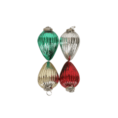 Nieves Small Christmas Ornaments Set of 4 - Home4u