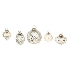 Glitter and Glee Christmas Ornament set of 5 - Home4u