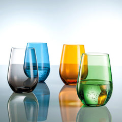 Schott Zwiesel, Water Vina Spots 42 Blue Set Of 6 L-7.5, W-5.5, H-11 CM - Home4u